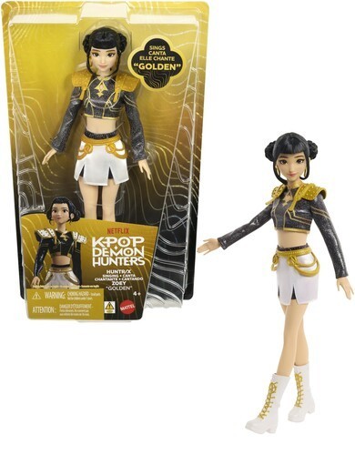 KPop Demon Hunters HUNTR/X: Zoey “Golden » Singing Doll PRESALE (SHIPS 7/30/2026)
