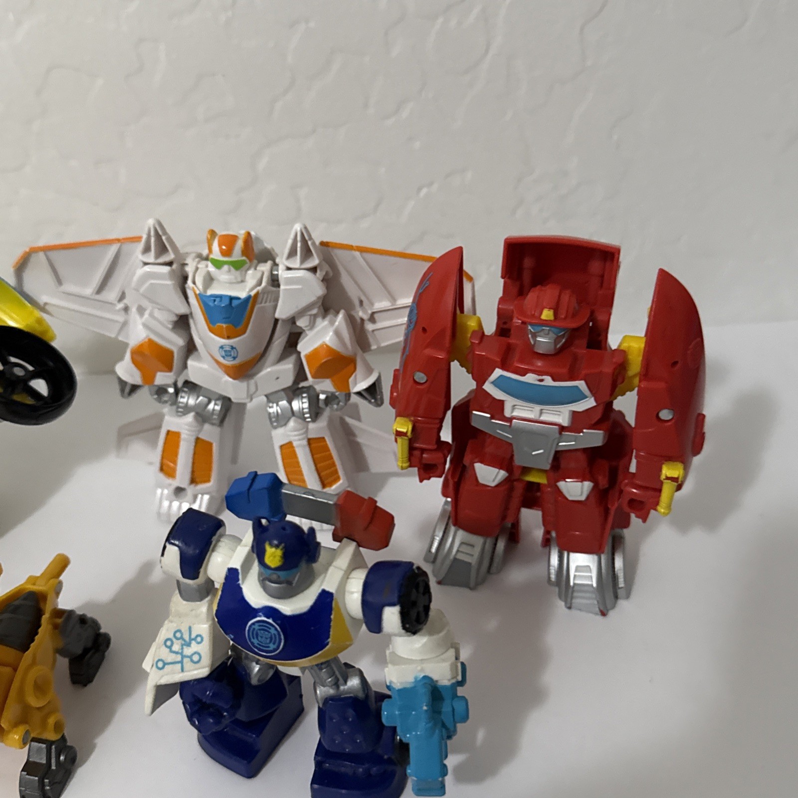 Hasbro Transformers Playskool Heroes Rescue Bots Lot of 9 Action Figures