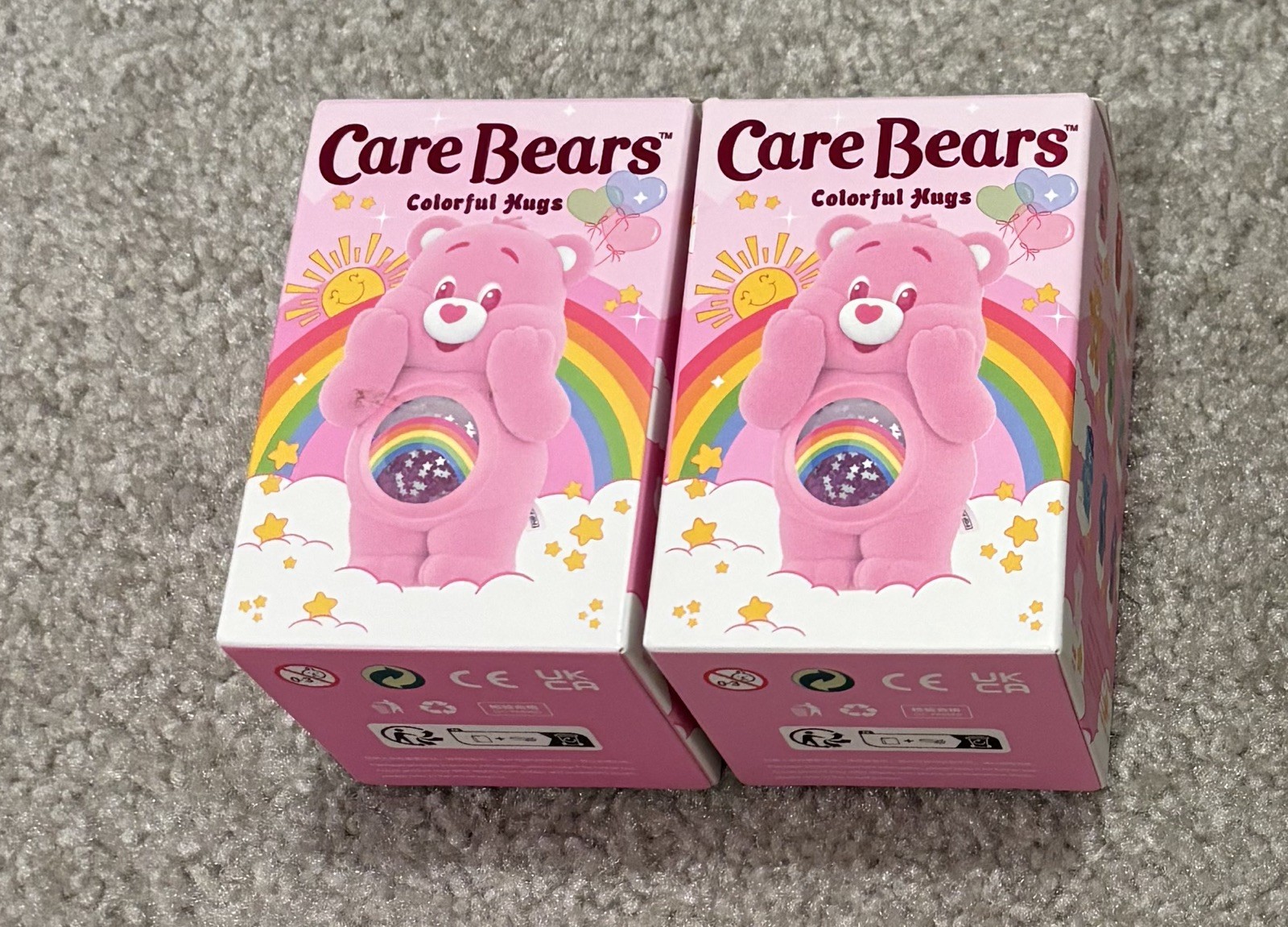 Pop Mart™ Care Bears™ Colorful Hugs – Red Always there Green Good Luck Bear