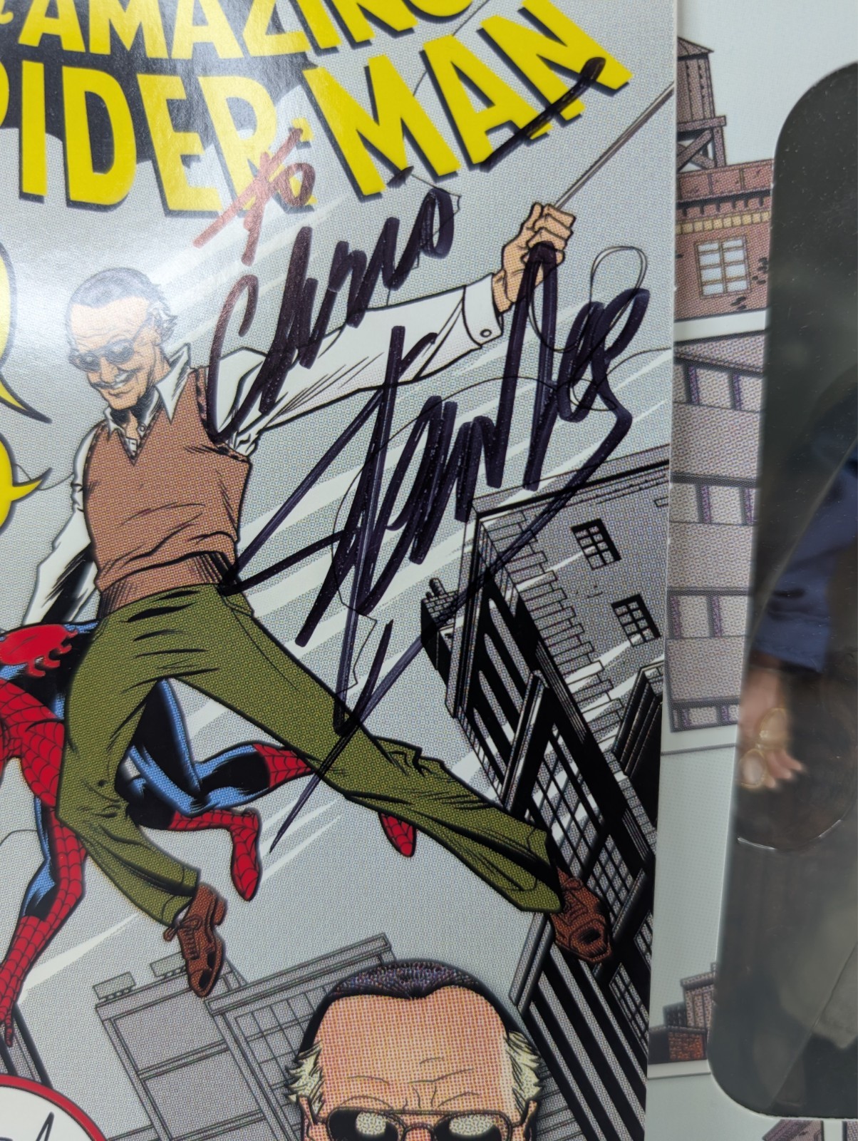 STAN LEE Marvel Legends Excl Spider Man Comic Con San Diego 2007 SDCC SIGNED