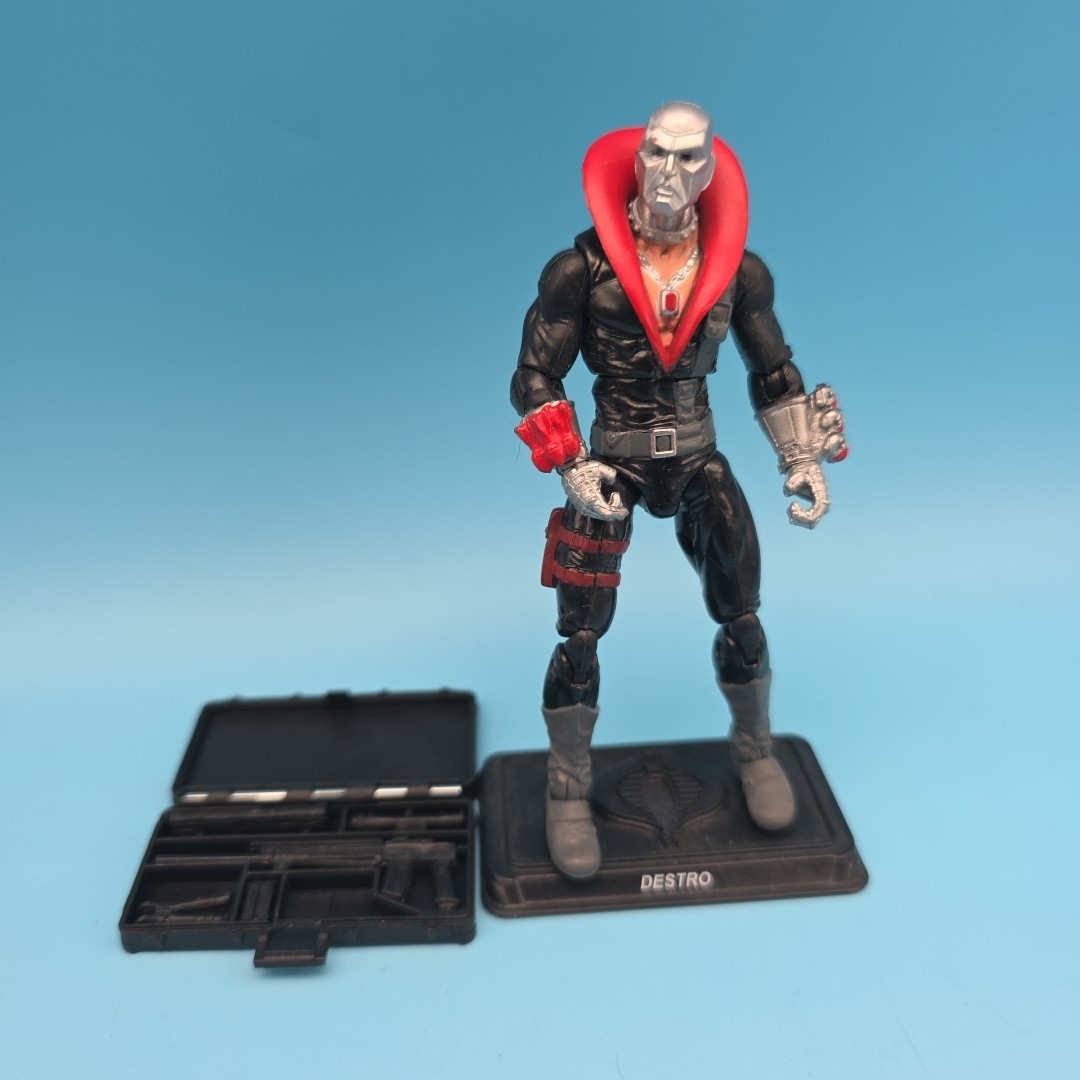 GI Joe DESTRO Iron Grenadier 3.75” Figure Leader Eagle&rsquo;s Edge 50th Anniversary