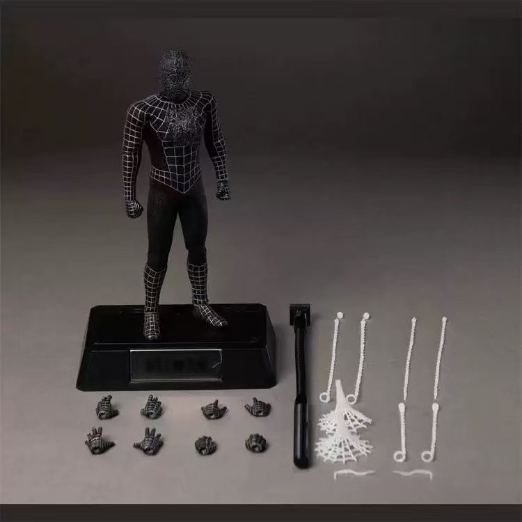 WELIKE TOYS WLT05 1/12 Spider Man Male Action Figure Model Toy Black Ver. New