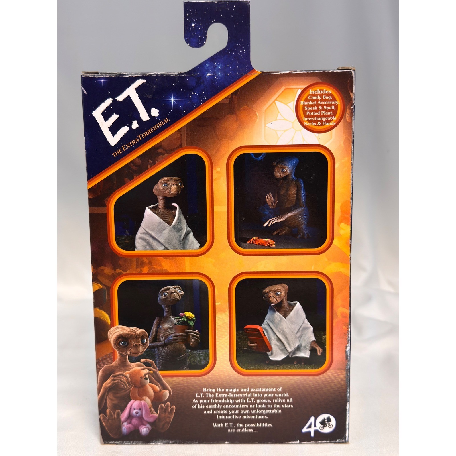 NECA Ultimate ET The Extra-Terrestrial 40th Anniversary Action Figure NIB 2022