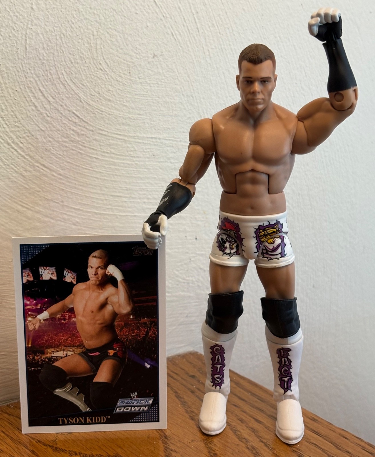 TYSON KIDD awesome WWE wrestling ELITE FIGURE by MATTEL + BONUS ! raw smackdown