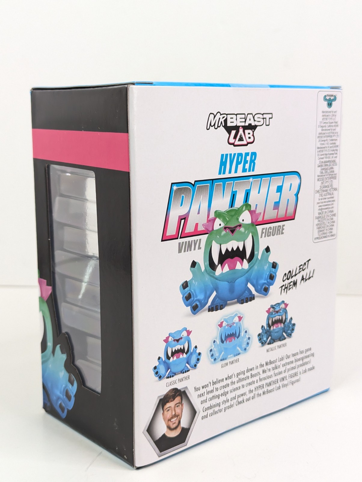 Mr Beast Lab Hyper Panther Vinyl Figure Moose Toys LLC 2023 New