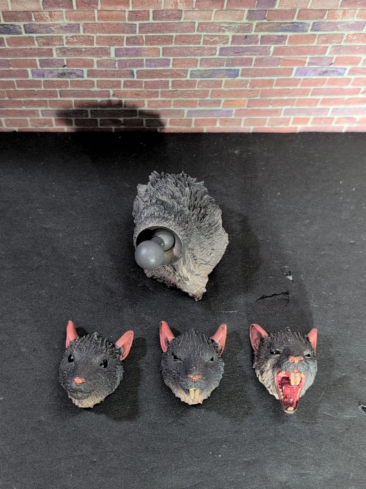Mythic Legions Mouse King Neck & 3 Head Combo « NEW » US SELLER & I SHIP DAILY »