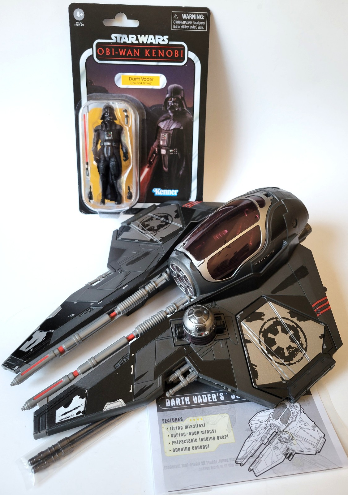 Star Wars 30th Anniversary Darth Vader&rsquo;s Sith Starfighter w/ VC241 Hasbro