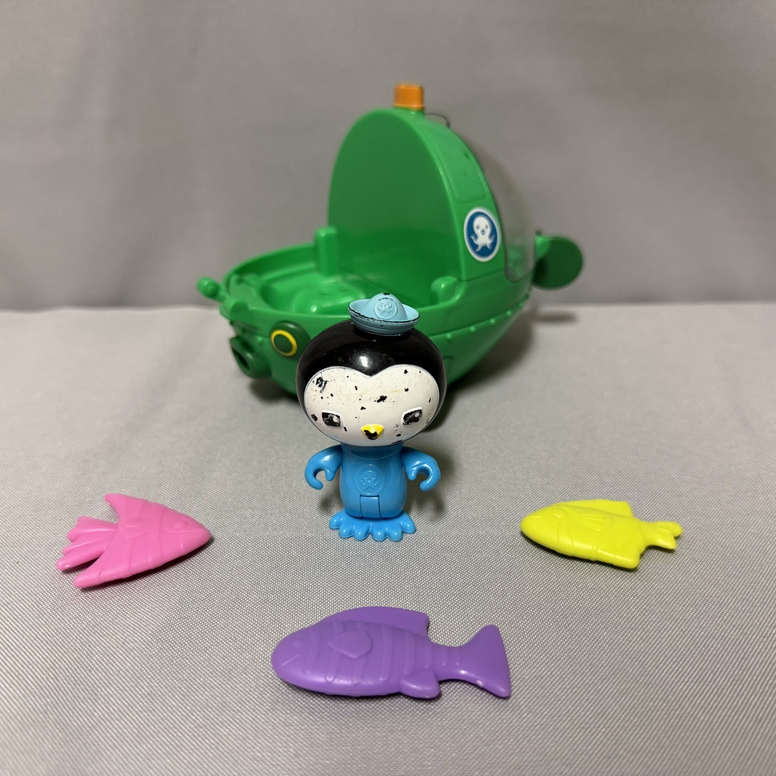 Octonauts Gup E and Peso Set Vehicle Fish Figures Net Accessory