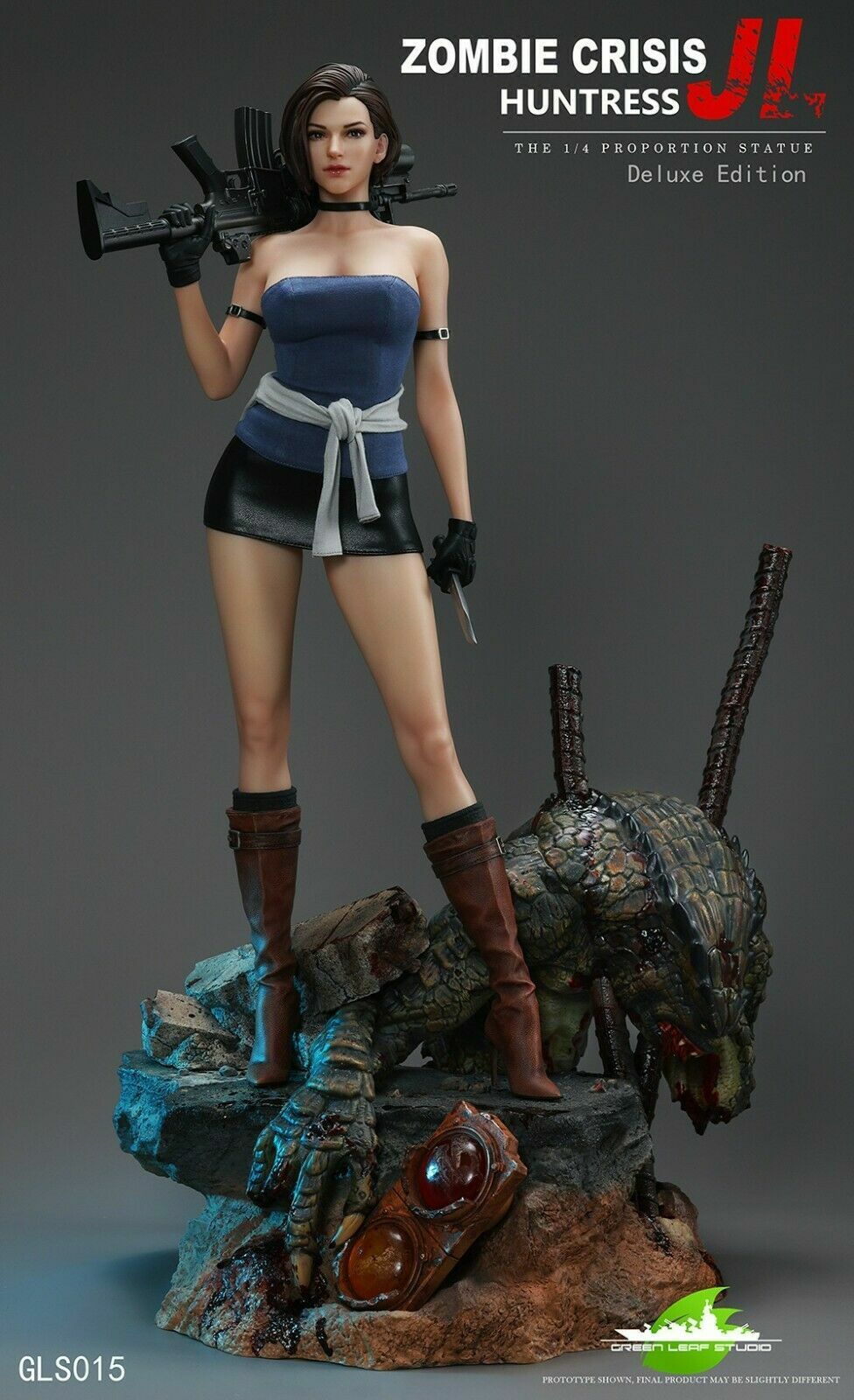 【In-Stock】 Zombie Crisis Jill Valentine 1/4 GLS015 Statue Deluxe Green Leaf