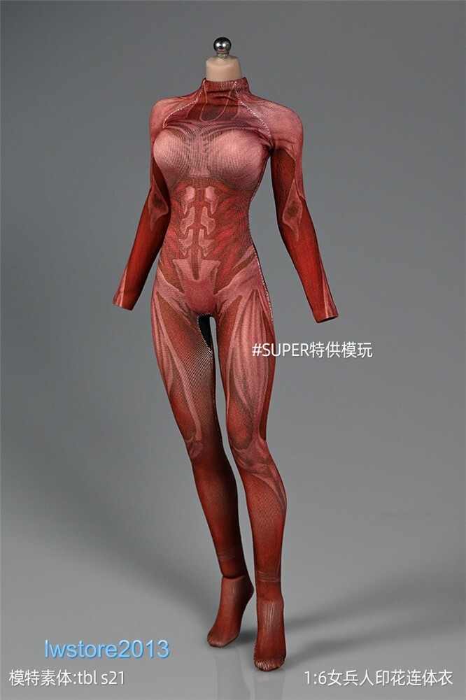 1:6 Tights Bodysuit Clothes Outfit Model For 12&Prime; Female HT PH TBL JO Figure Body