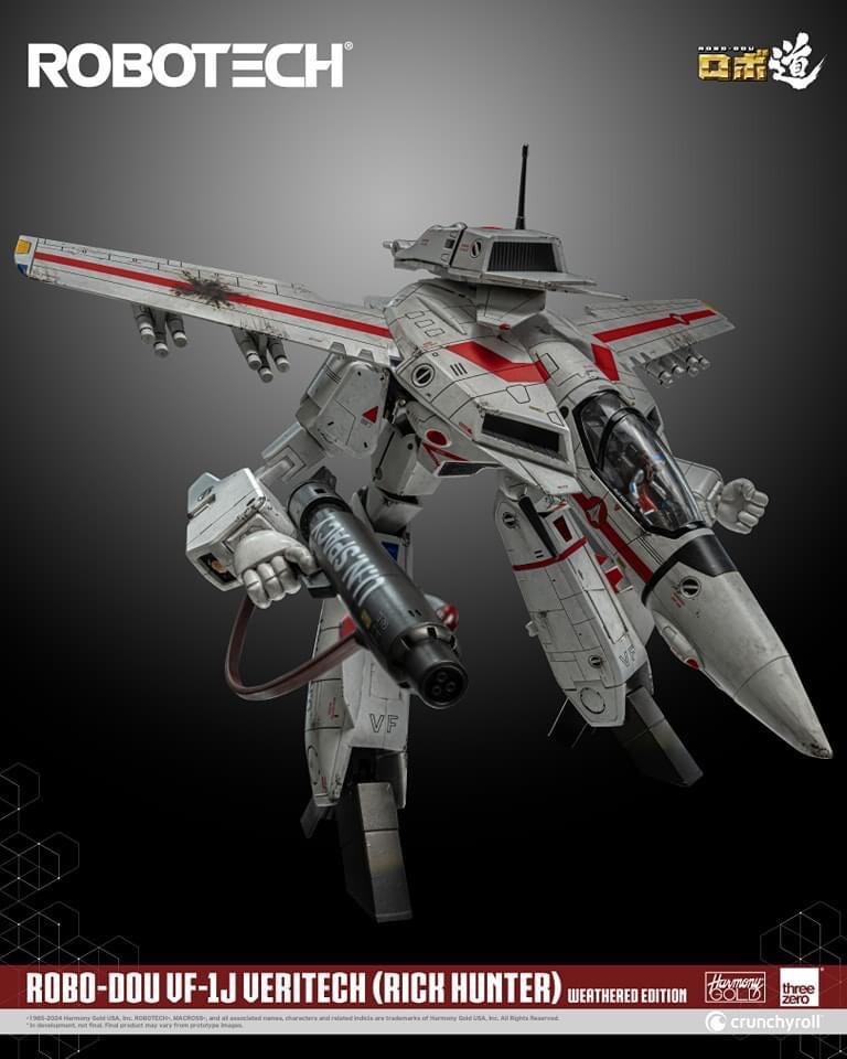 Threezero Robotech ROBO-DOU VF-1J Limited Edition Veritech Rick Hunter Figure