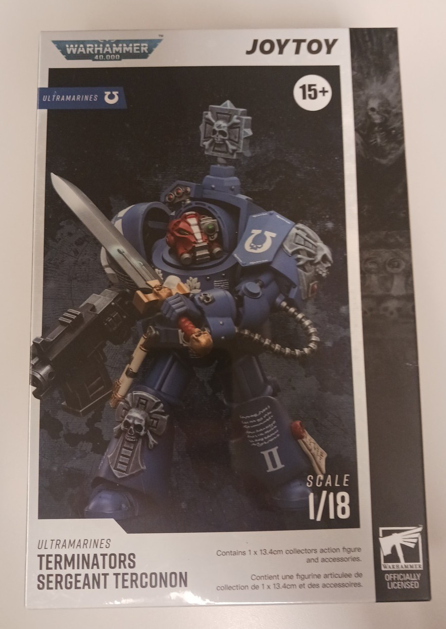 JoyToy Warhammer 40K Ultramarines Terminators Sergeant Terconon