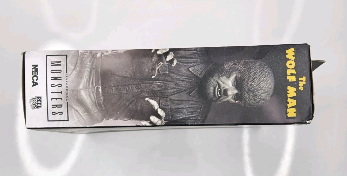 NECA The Wolf Man Black & White Ultimate 7” Action Figure Universal Monsters