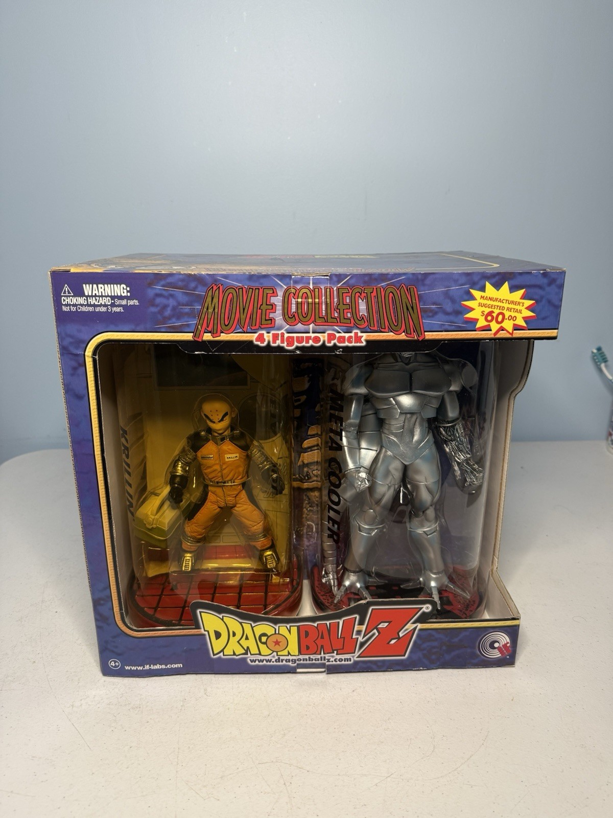 dragon ball z movie collection 4 Figure Pack Goku Vegeta krillin cooler MINTY