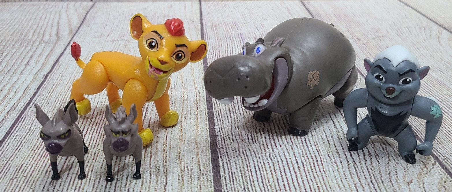 Disney The Lion Guard Figures Toys Cake Toppers Kion Beshte Bunga Janja Jasiri