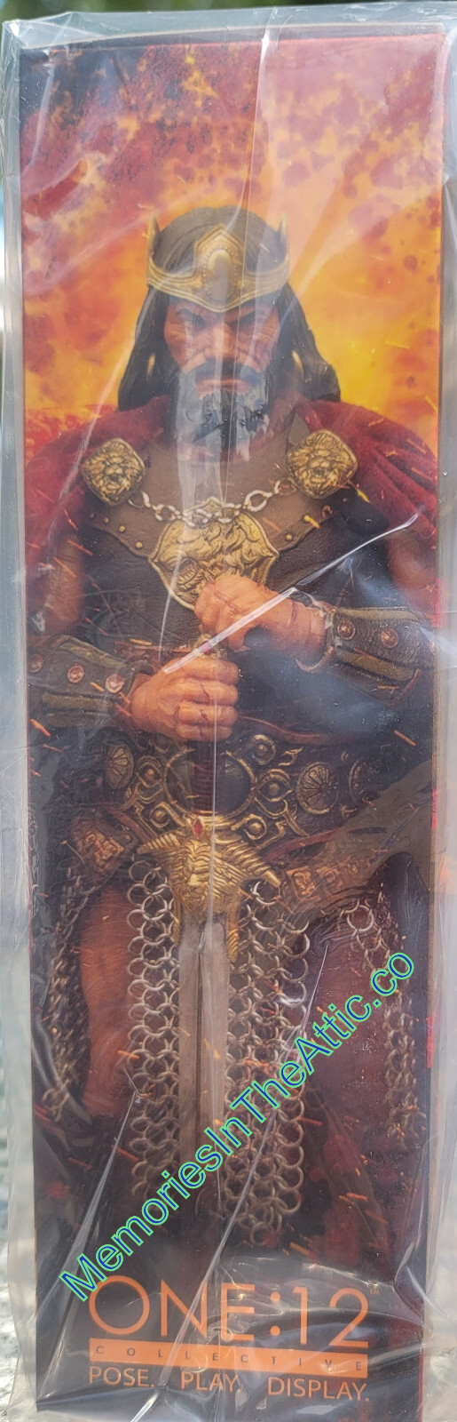 Mezco One:12 Collective King Conan Figure 3 Heads Aquilonia Battle Axe Shield