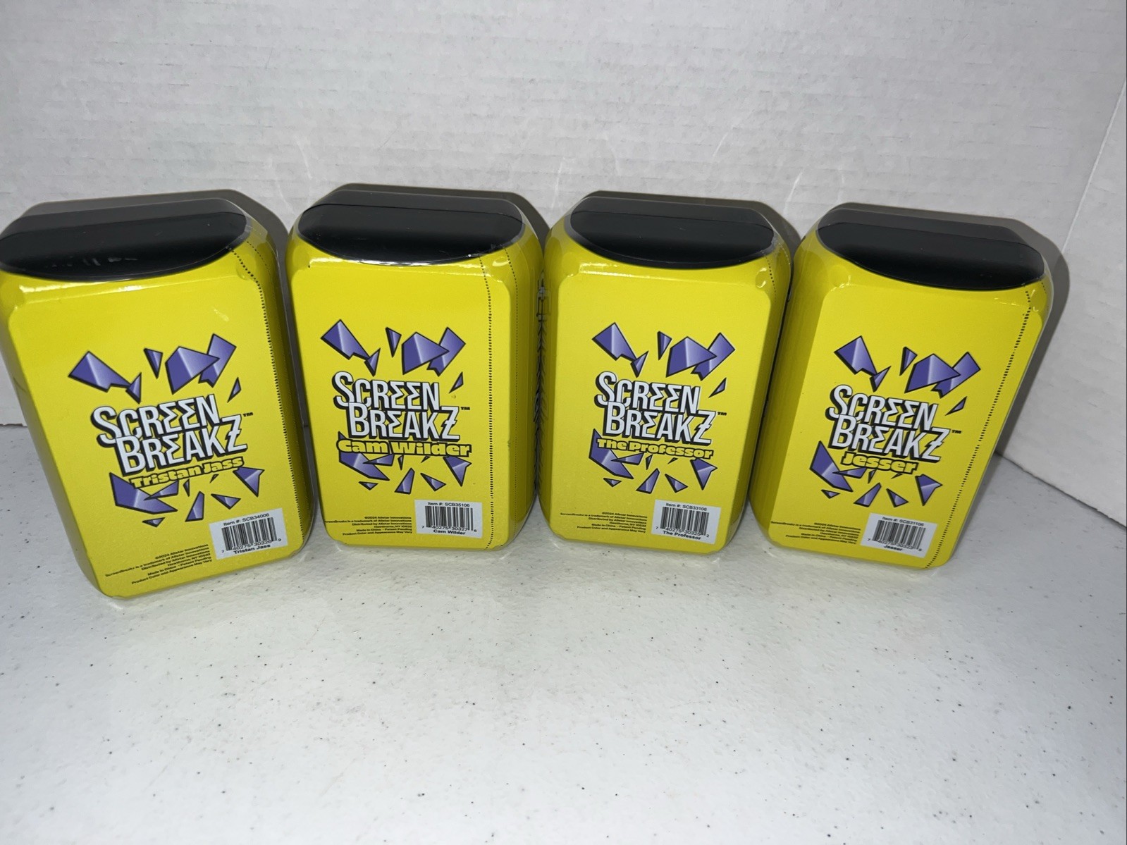 SBZ Screen Breakz Sports Jesser Cam Wilder Professor Tristan Jass New Lot Of 4