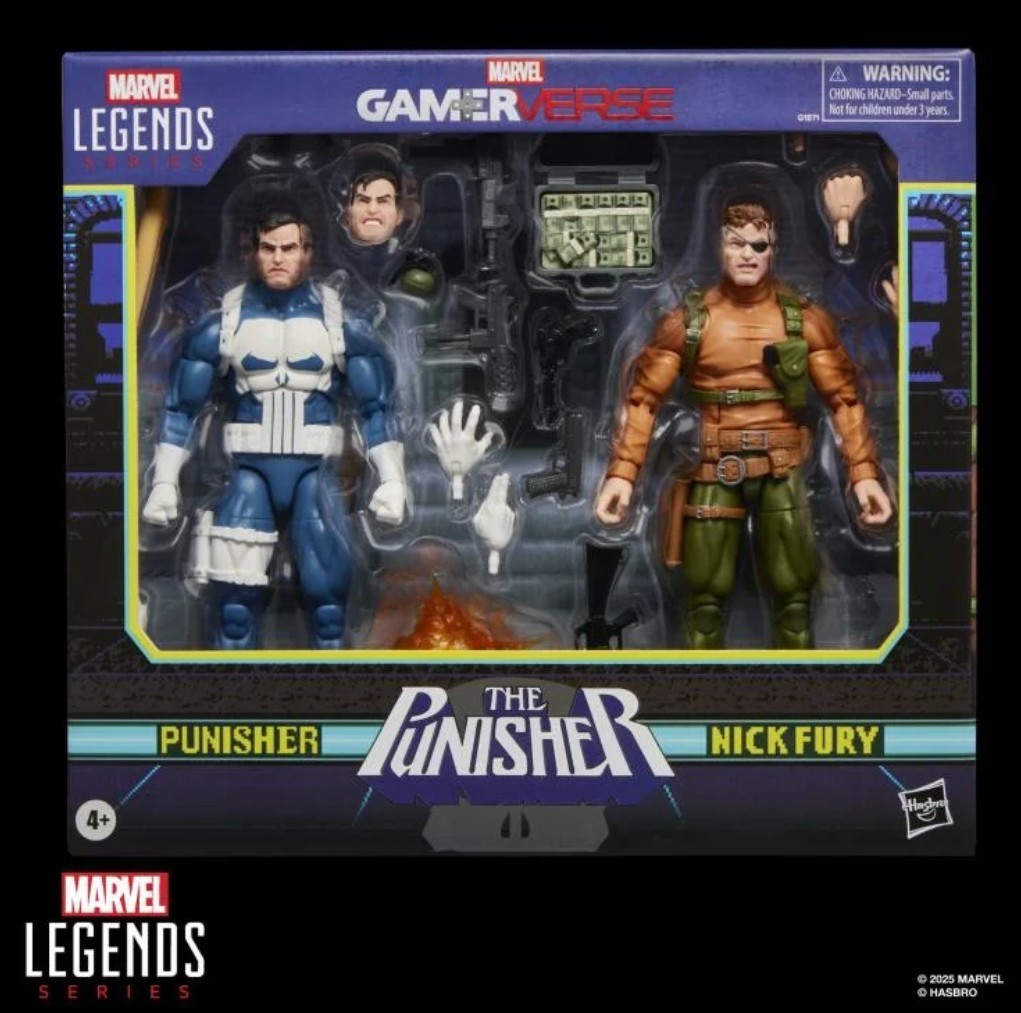 Marvel Legends Gamerverse The Punisher & Nick Fury Figure Two-Pack –IN STOCK–