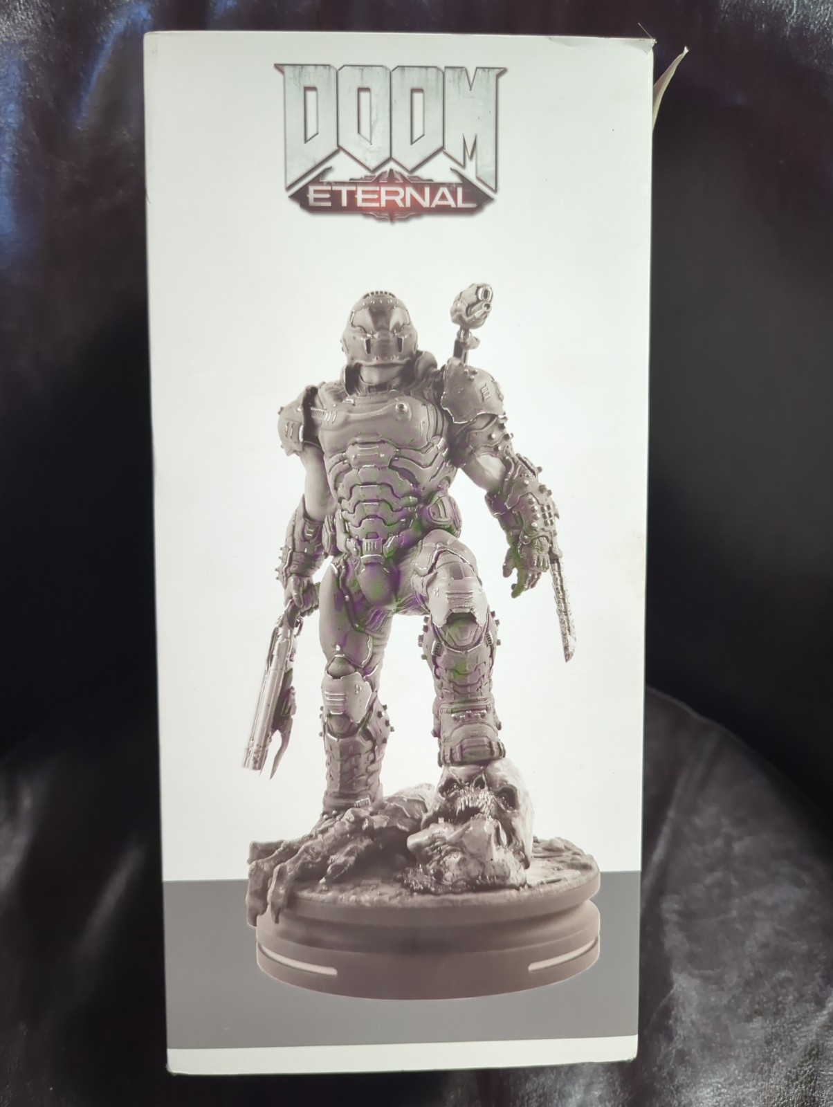 ThinkGeek 10in Doom Slayer Statue – New But Open Box