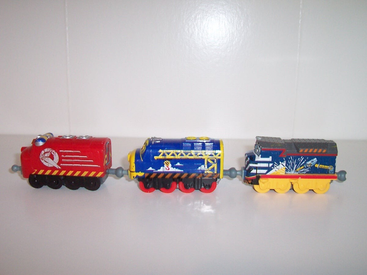 Chuggington Stack Track High Performance Big Build Adventure 3 Pack Train Set