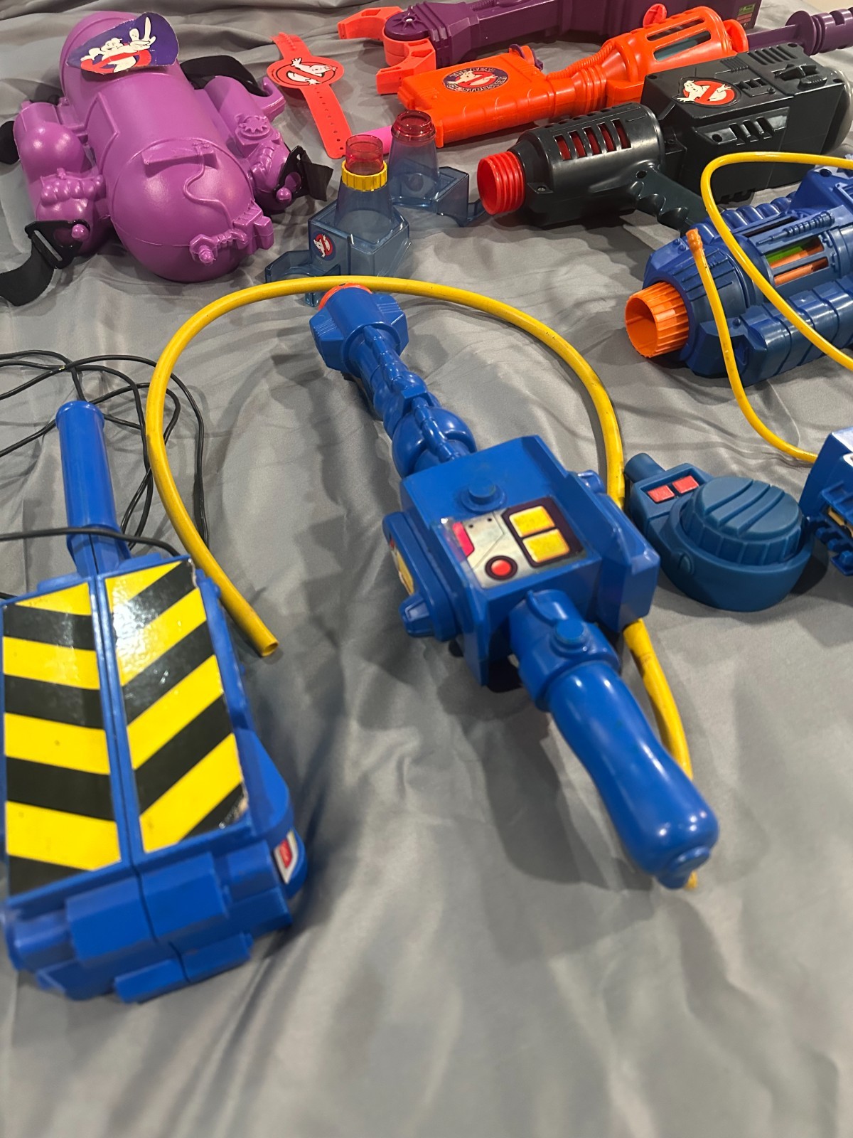 Vintage Kenner Real Ghostbusters Proton Pack & Blaster Role Play Gear Lot