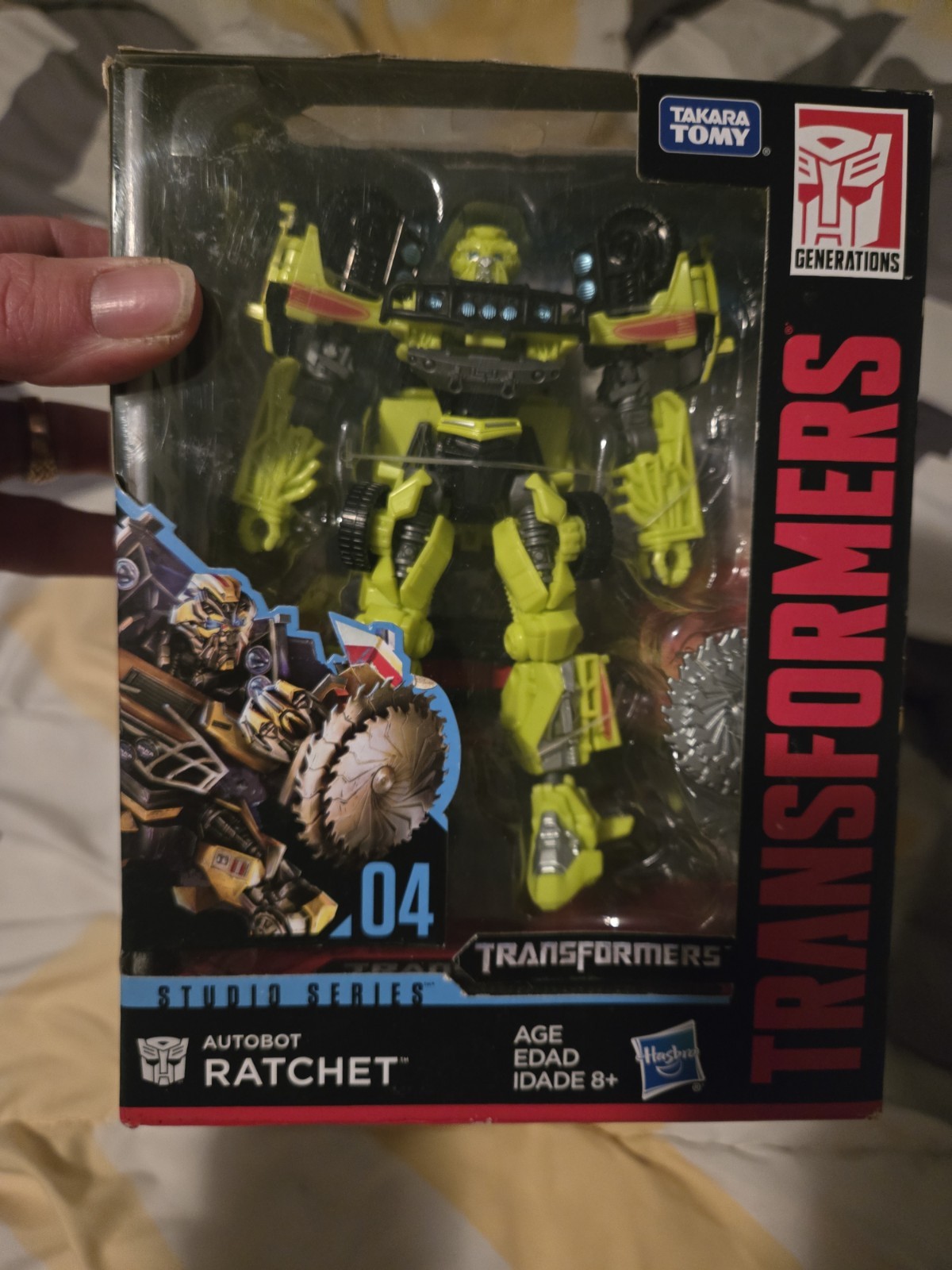 Sealed Transformers Studio Series 04 Deluxe Class Autobot Ratchet action Figure