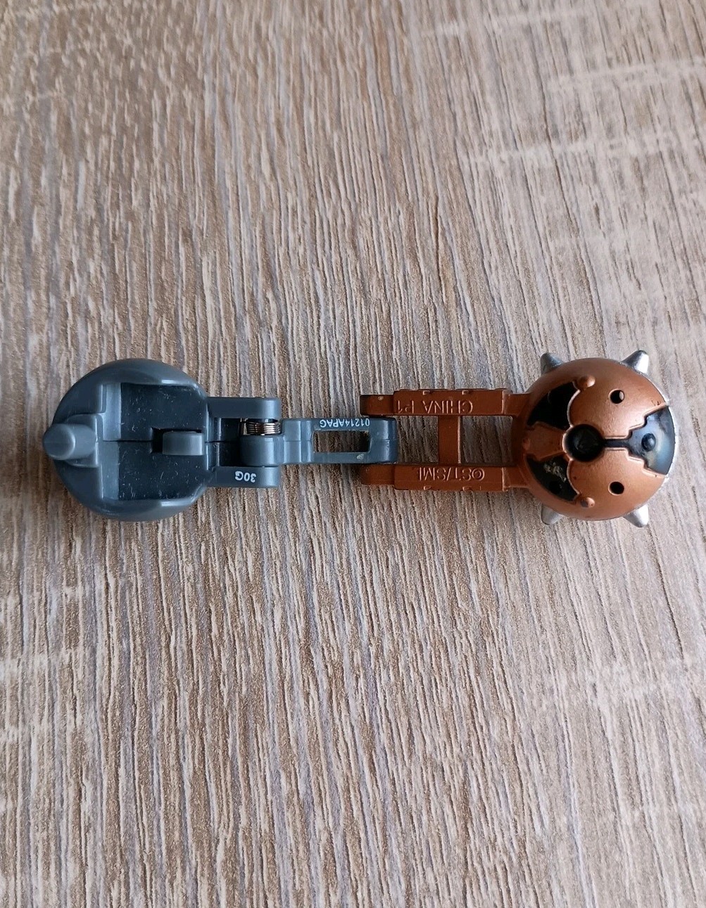 BAKUGAN Slingpike Gray & Gold 30g MECHTANIUM SURGE BakuNano