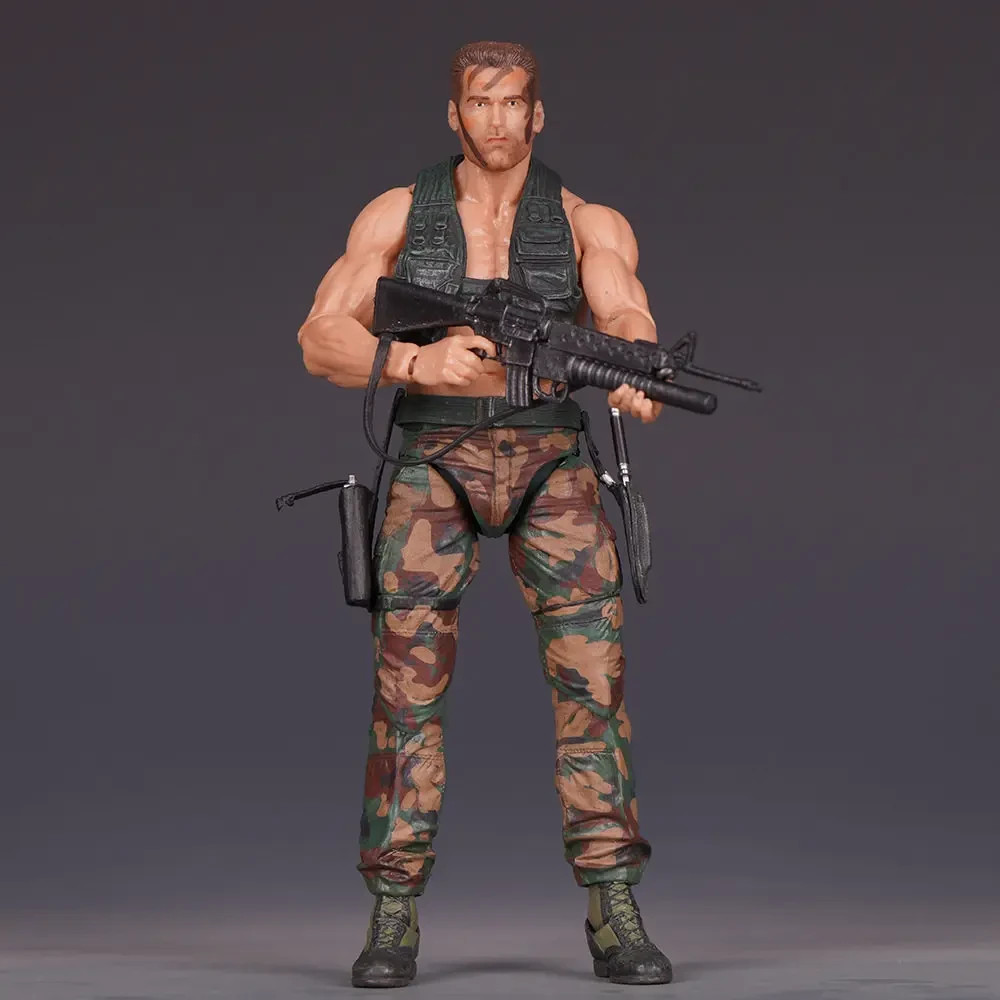 NECA Predator Jungle Extraction Dutch Arnold Schwarzenegger 7&Prime; Action Figure