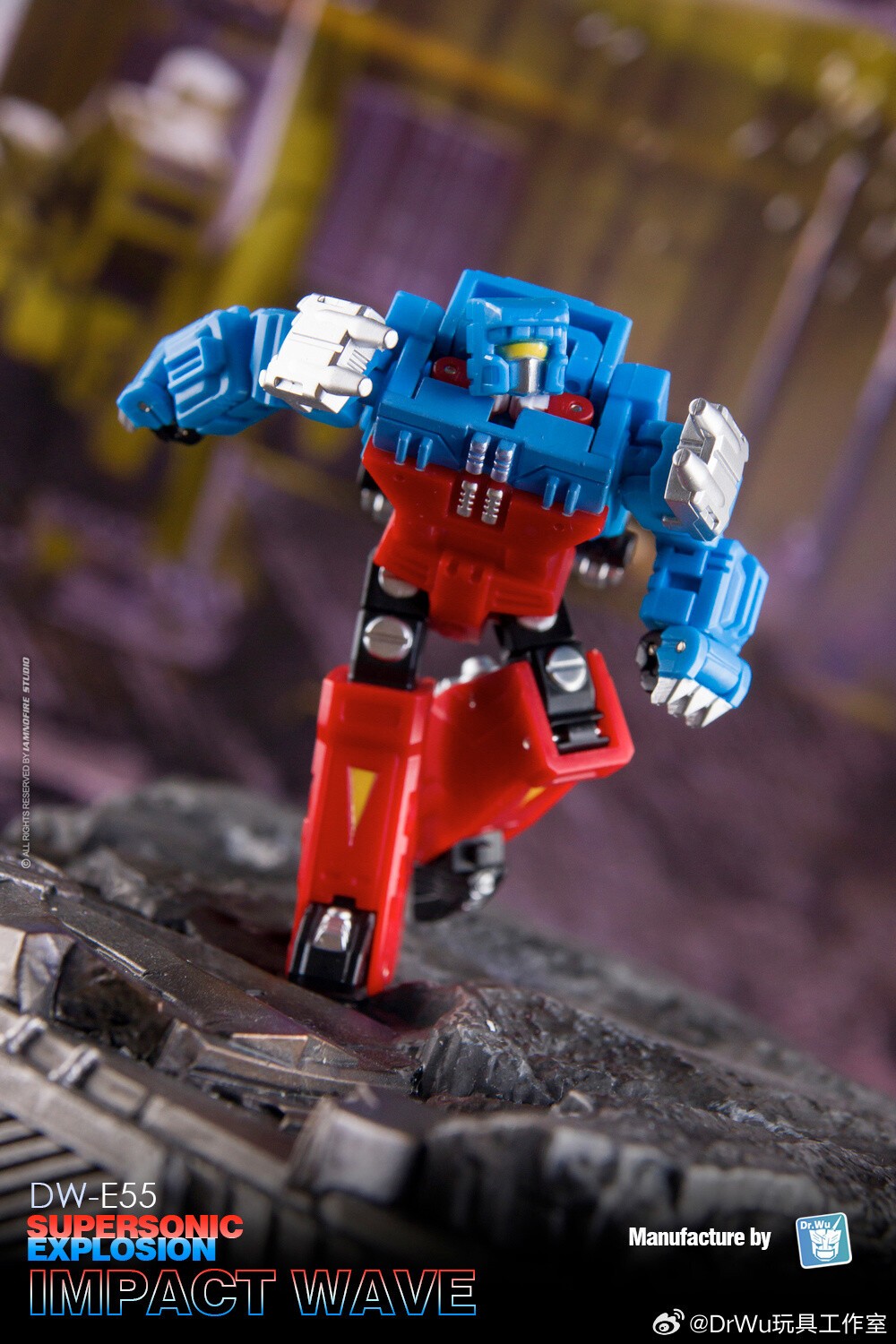 Dr.Wu DW-E55/55T/55B SUPERSONIC EXPLOSION IMPACT WAVE Decibel Mini Action Figure
