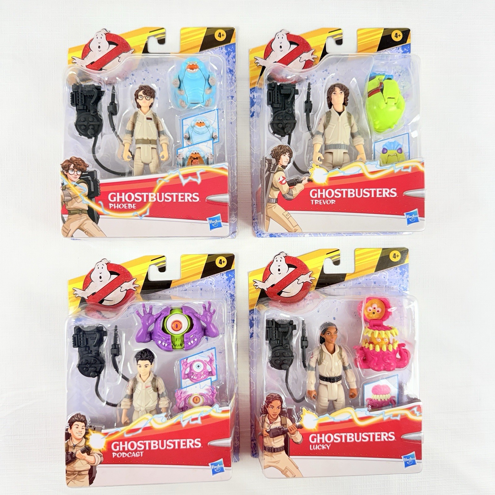 Hasbro Ghostbusters Afterlife Fright Features: Phoebe Podcast Trevor & Lucky NEW