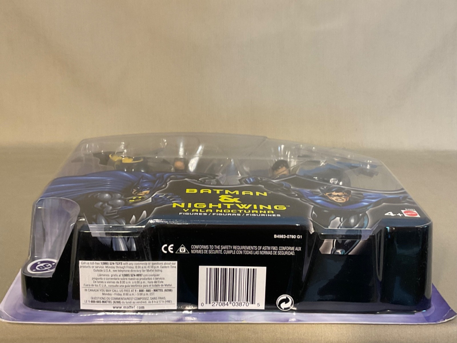 2003 DC UNIVERSE 6&Prime; BATMAN AND NIGHTWING 2 PACK FIGURES Mattel – Sealed/New