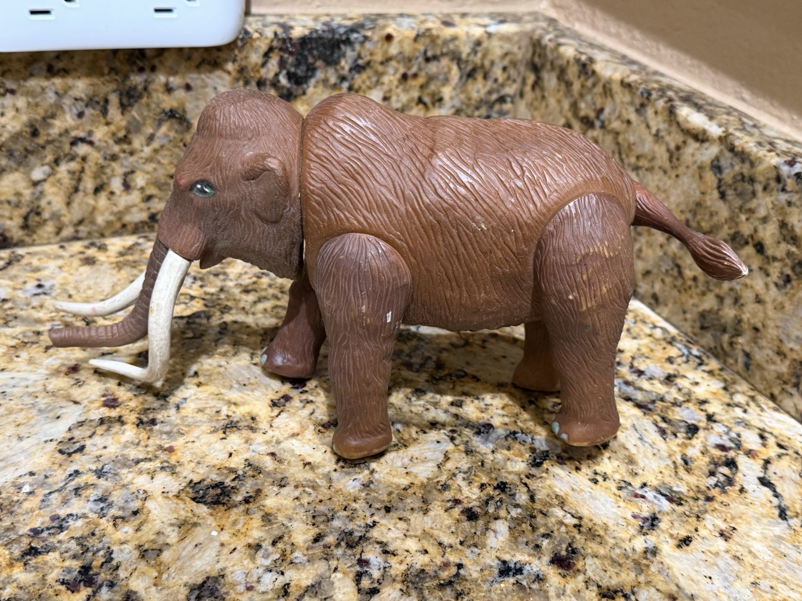 Vintage 1987 HG Industries Toy Wooly Mammoth Action Figure 5&Prime;x8&Prime; Hong Kong