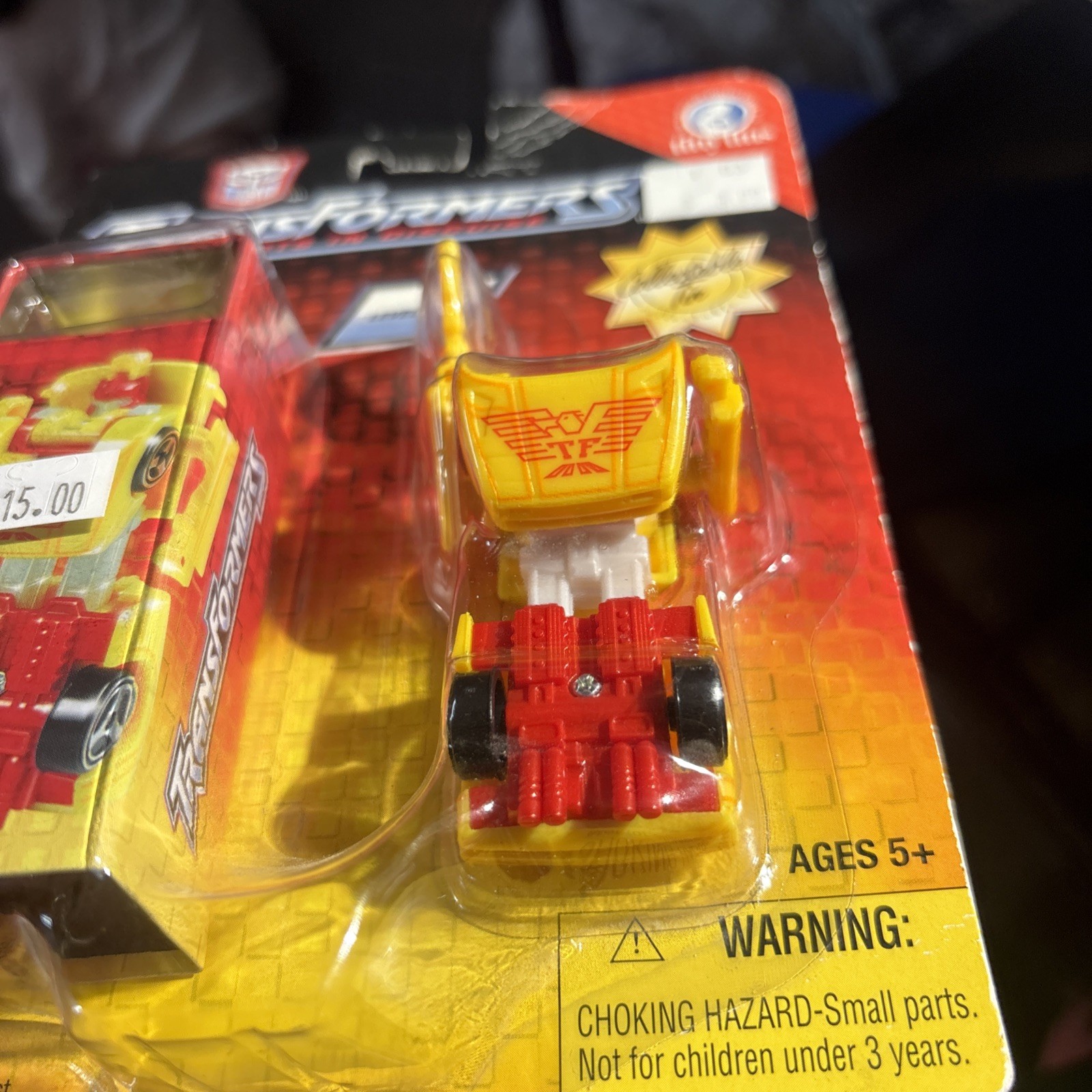 R.E.V. Tiny Tins 2003 Transformers RID Spy Changers NEW!