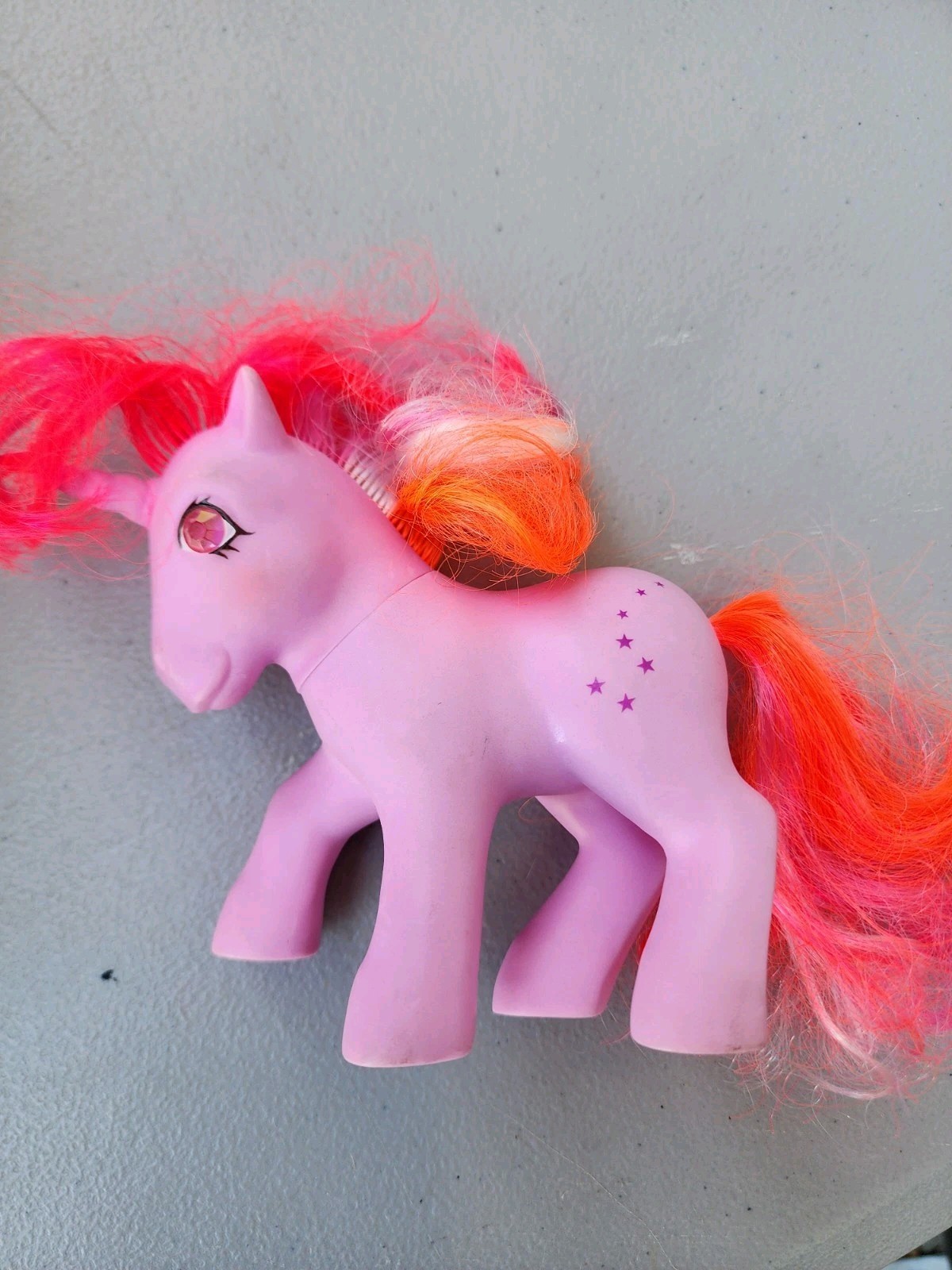 My Little Pony G1 Twinkle Eye Galaxy Pink Unicorn Big Dipper Purple 1985 Vtg