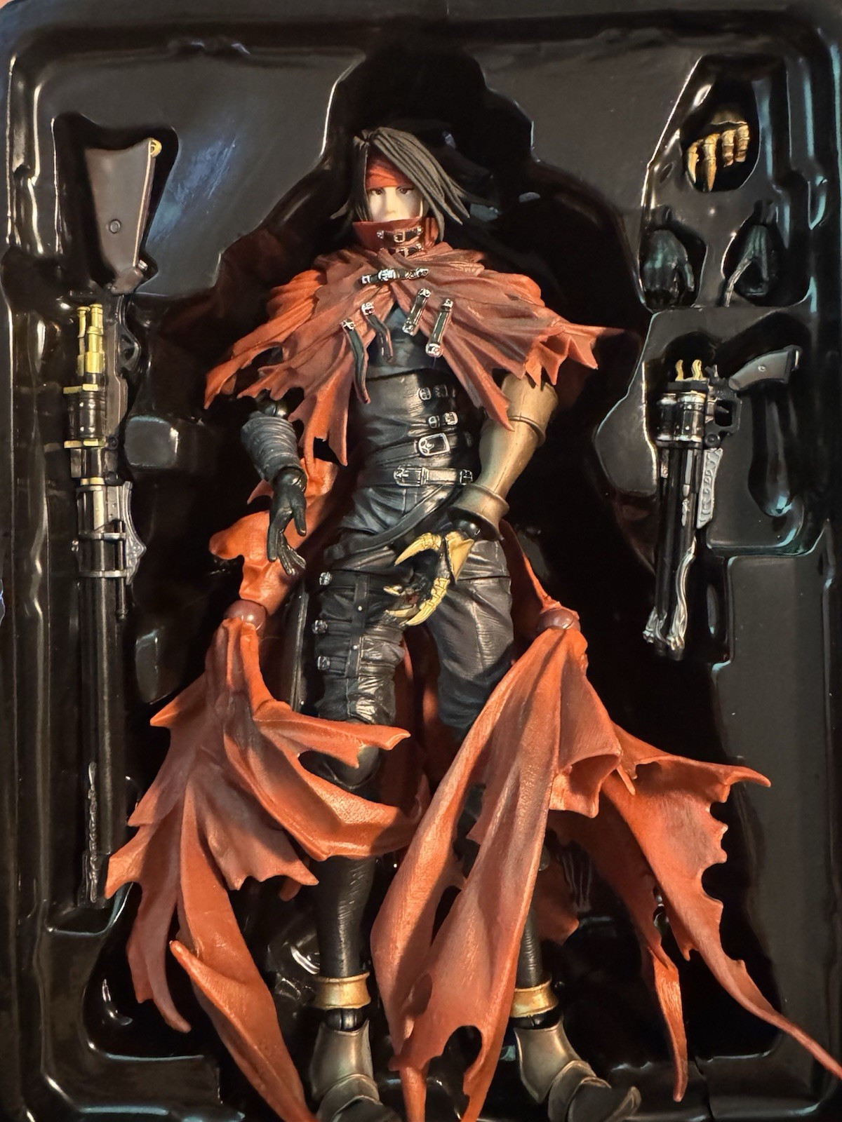 Square Enix Play Arts Kai Vincent Valentine Final Fantasy Action Figure w/ Gun