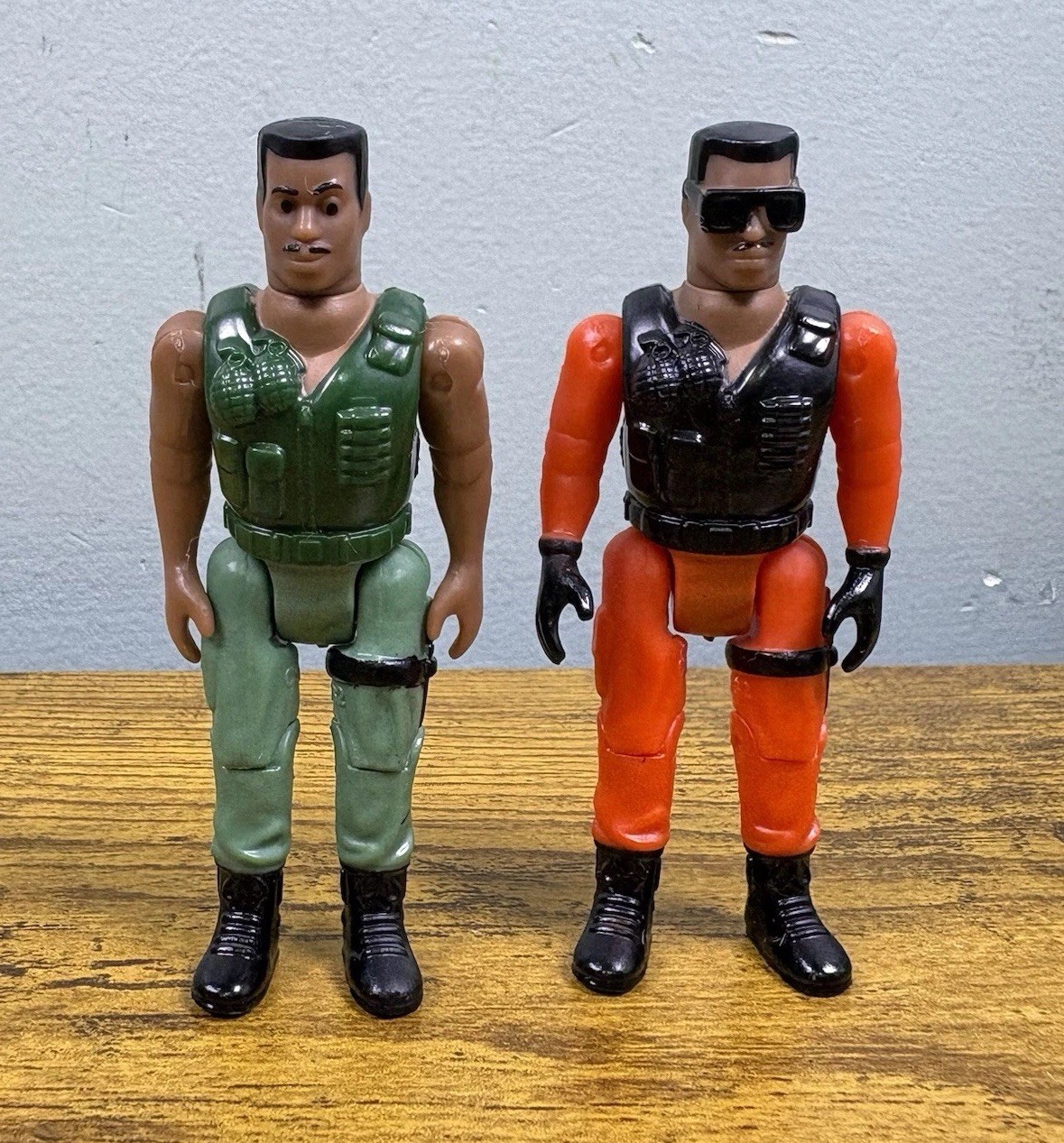 Disney Pixar Toy Story Combat Carl Action Figure Lot Orange Black & Green Fig 3”