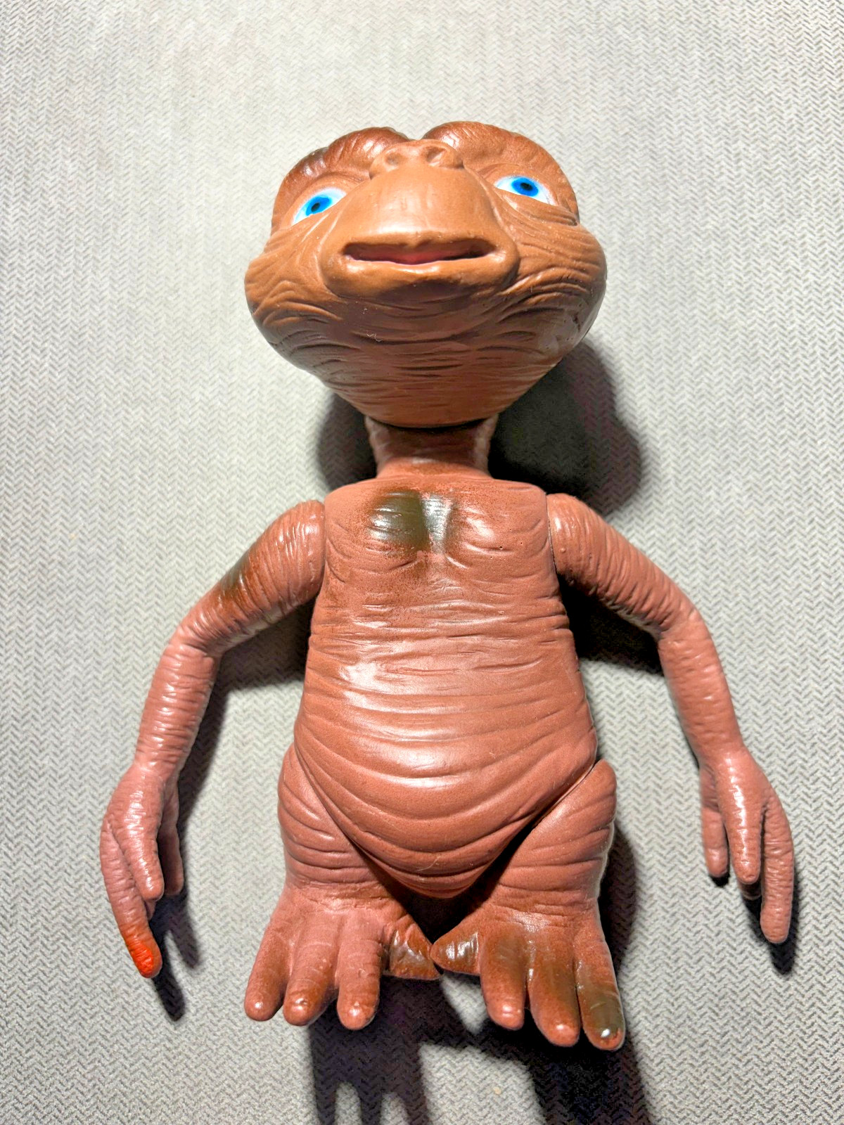 Vintage 6 inch E.T. The Extra-Terrestrial Space Alien Doll Plastic Figure Taiwan