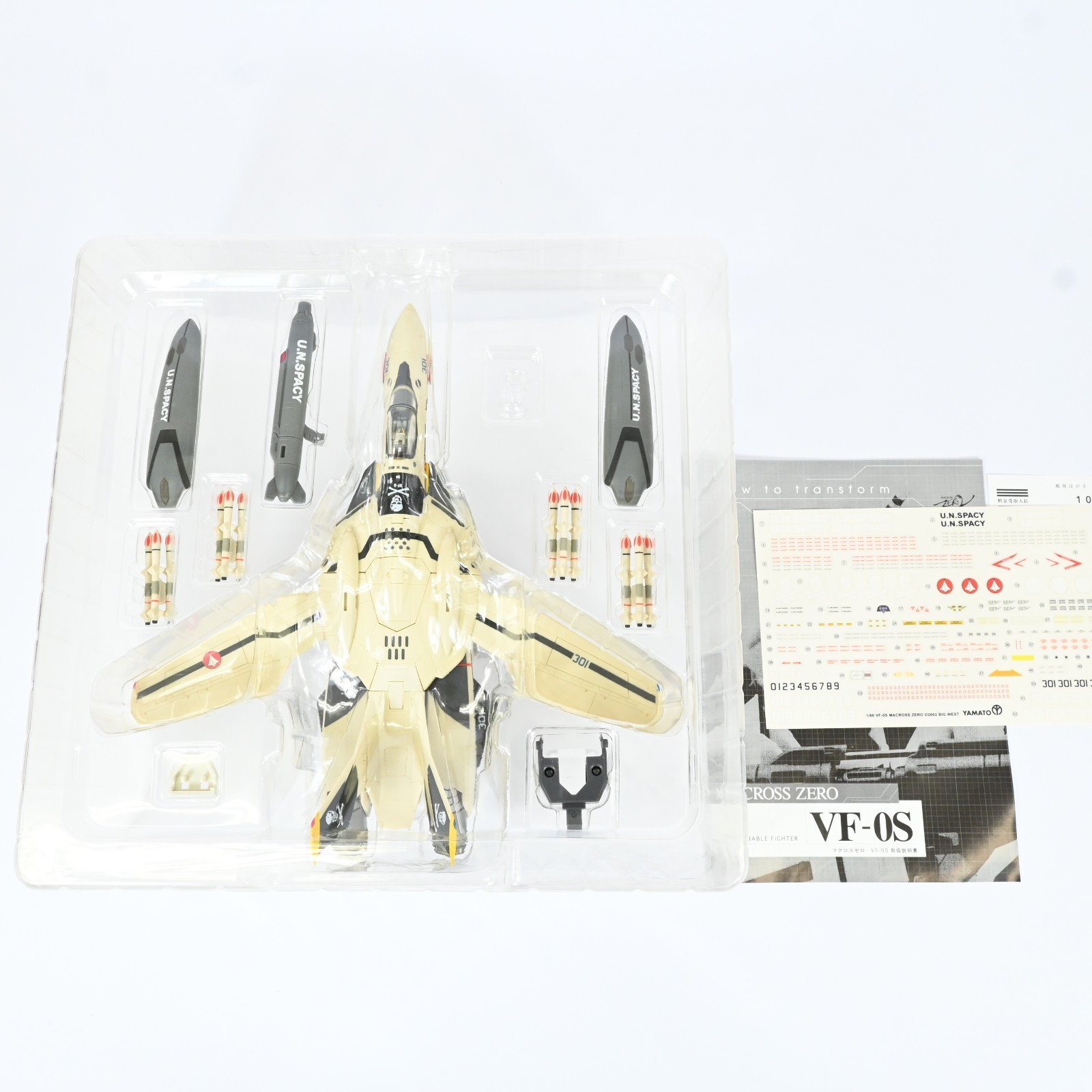 Yamato Macross Zero VF-0S 1/60 Variable Figther Collectible Action Figure