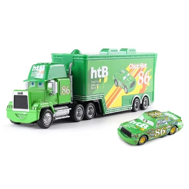Disney Pixar Cars 86 Chick Hicks Mack Truck 1:55 Diecast Toy Car Loose