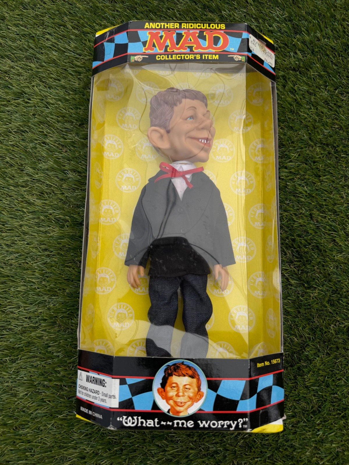Vintage 1998 Mad Magazine Alfred E. Neuman Action Figure Toy Doll NIB