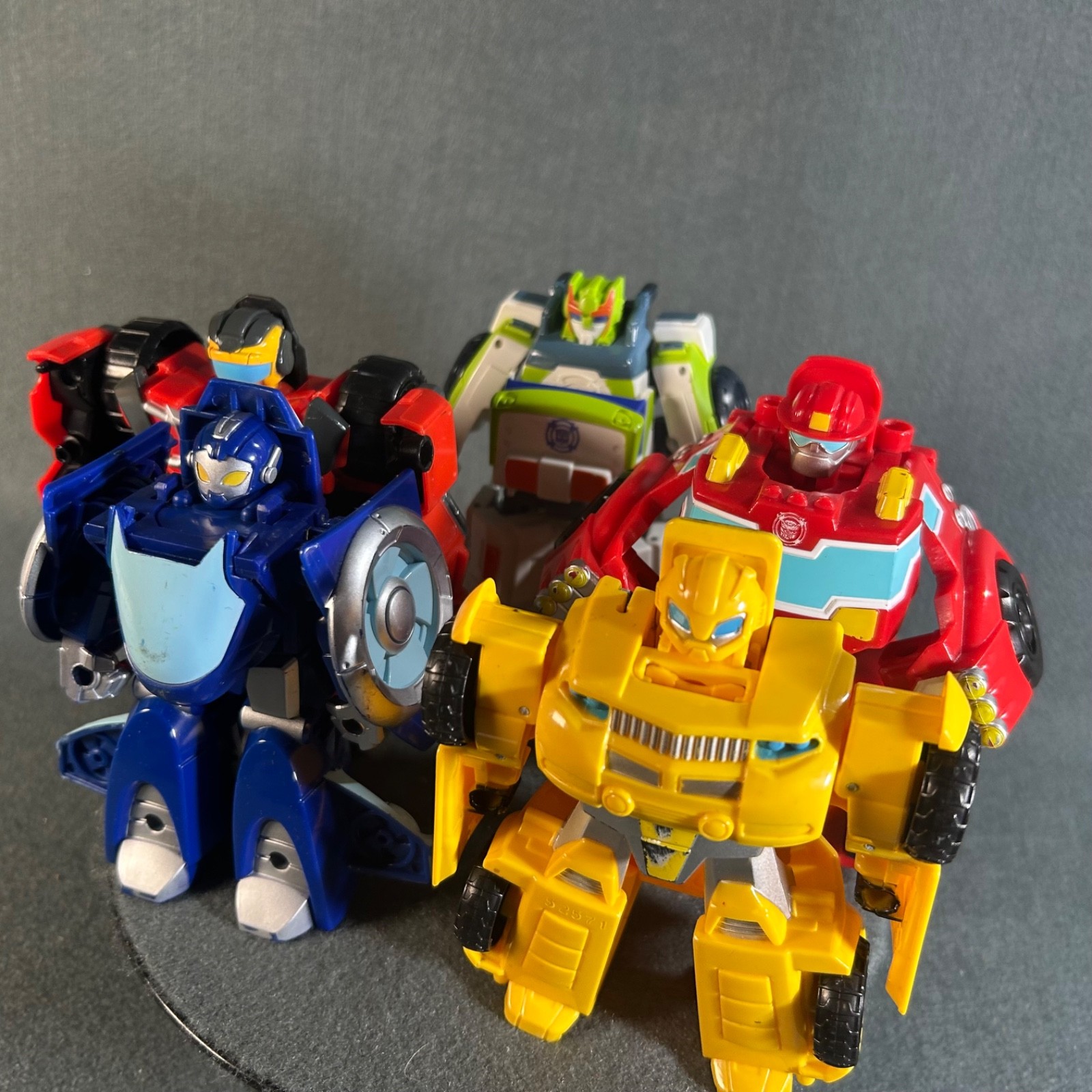 Transformers Rescue Bots Hot Shot Whirl Bumblebee Heatwave Medix Figure Lot