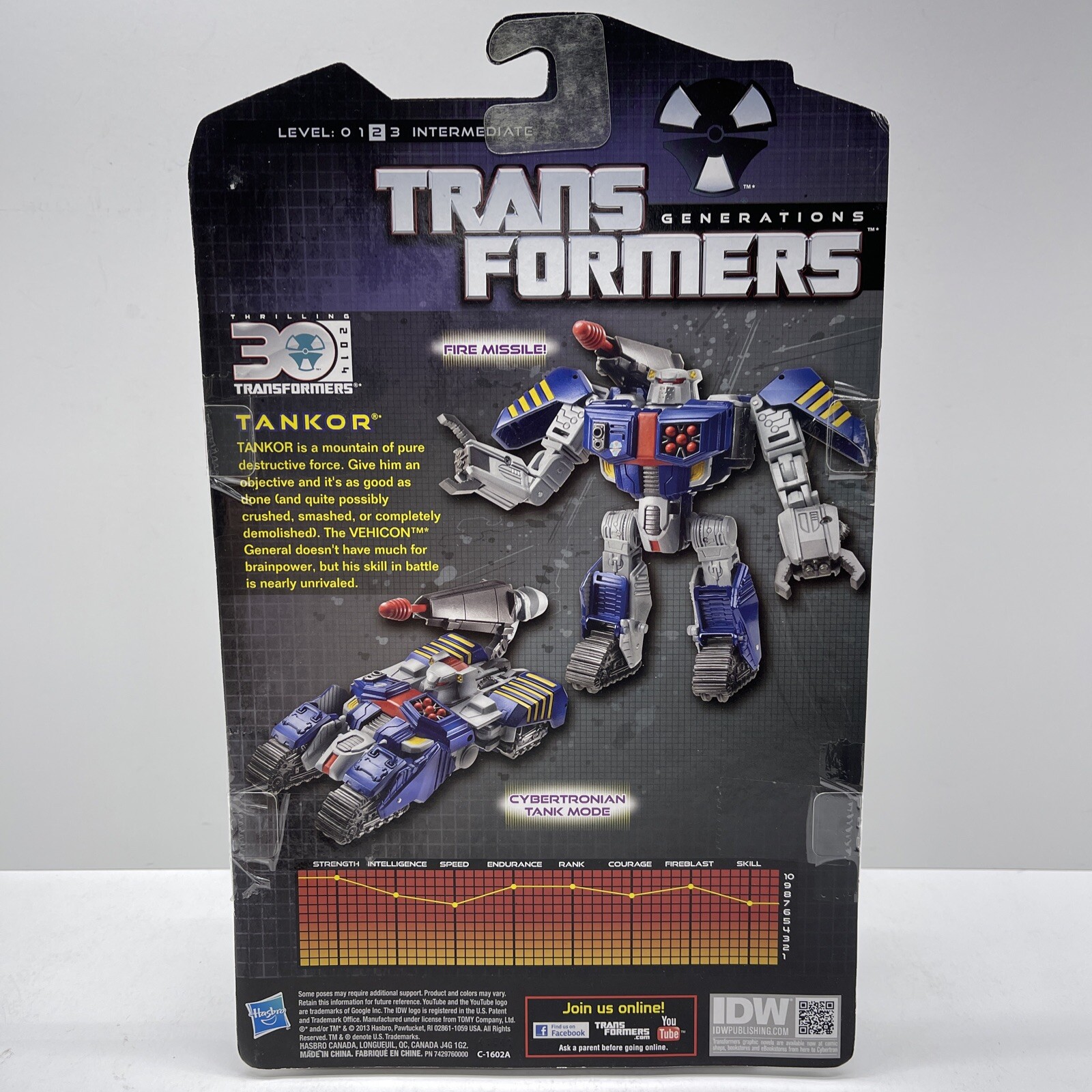 Transformers Generations TANKOR Deluxe Class Vehicon 30th IDW 2013 BRAND NEW