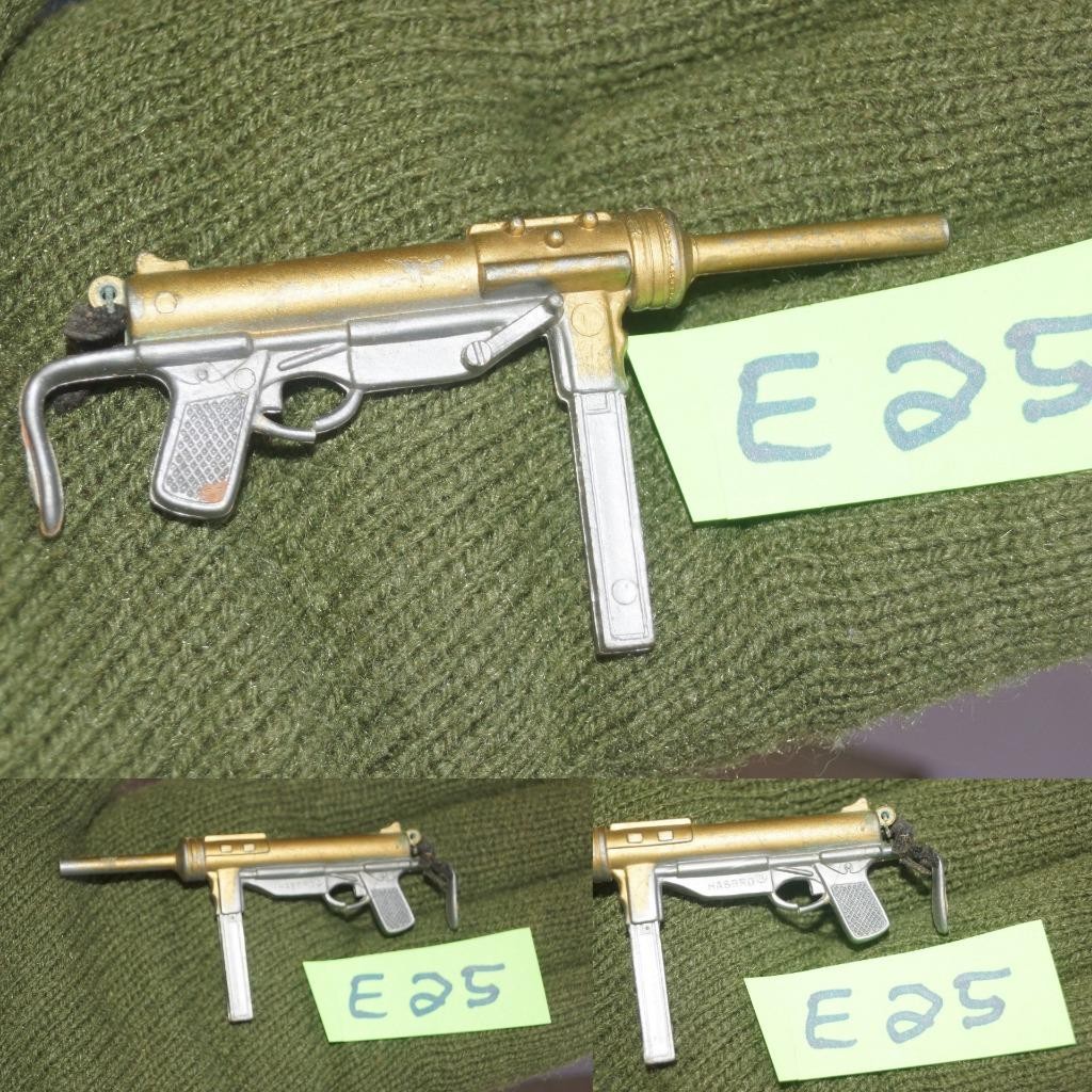 GIJOE GI JOE VINTAGE HASBRO 1966 ** ACTION SOLDIER GREASE GUN ** FULL REFUNDS F