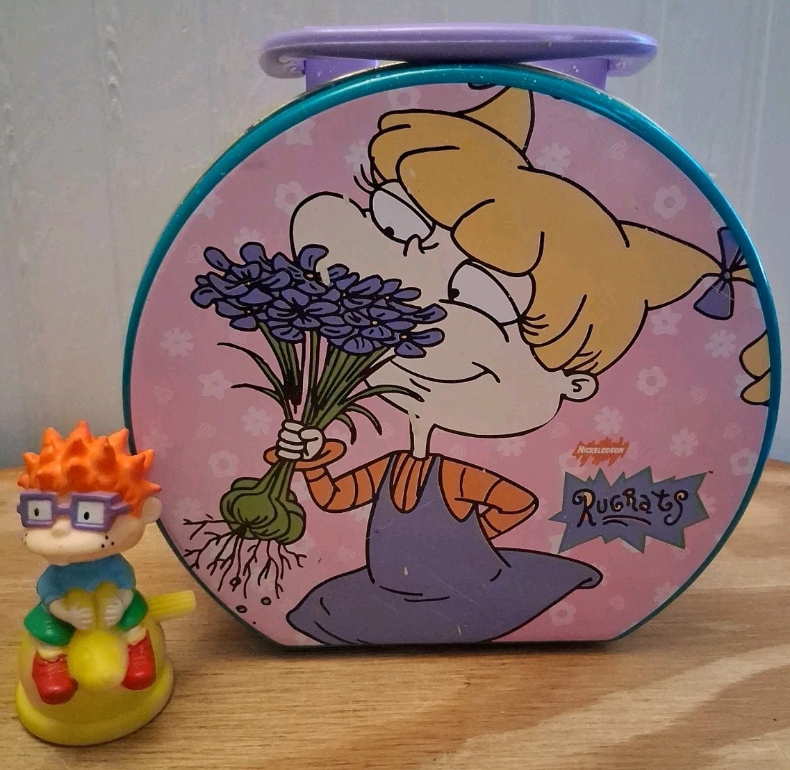 Rugrats Lot Coin Bank 1 Chuckie Figure, 1 Funko 1 Tin Chuckie Nickelodeon Tommy