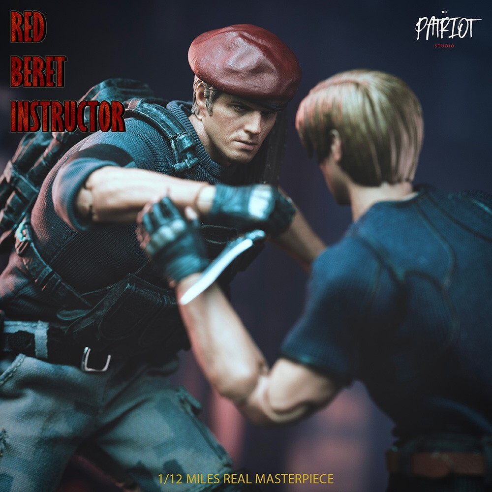 The Patriot Studio 1/12 Red Beret Instructor Jack Krauser Male Action Figure Toy