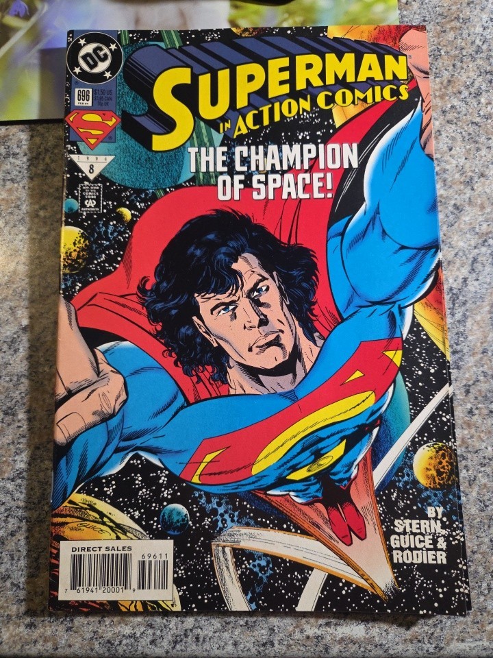 Superman in Action Comics. # 696 (1994 DC Comics) The Champion Of Space,