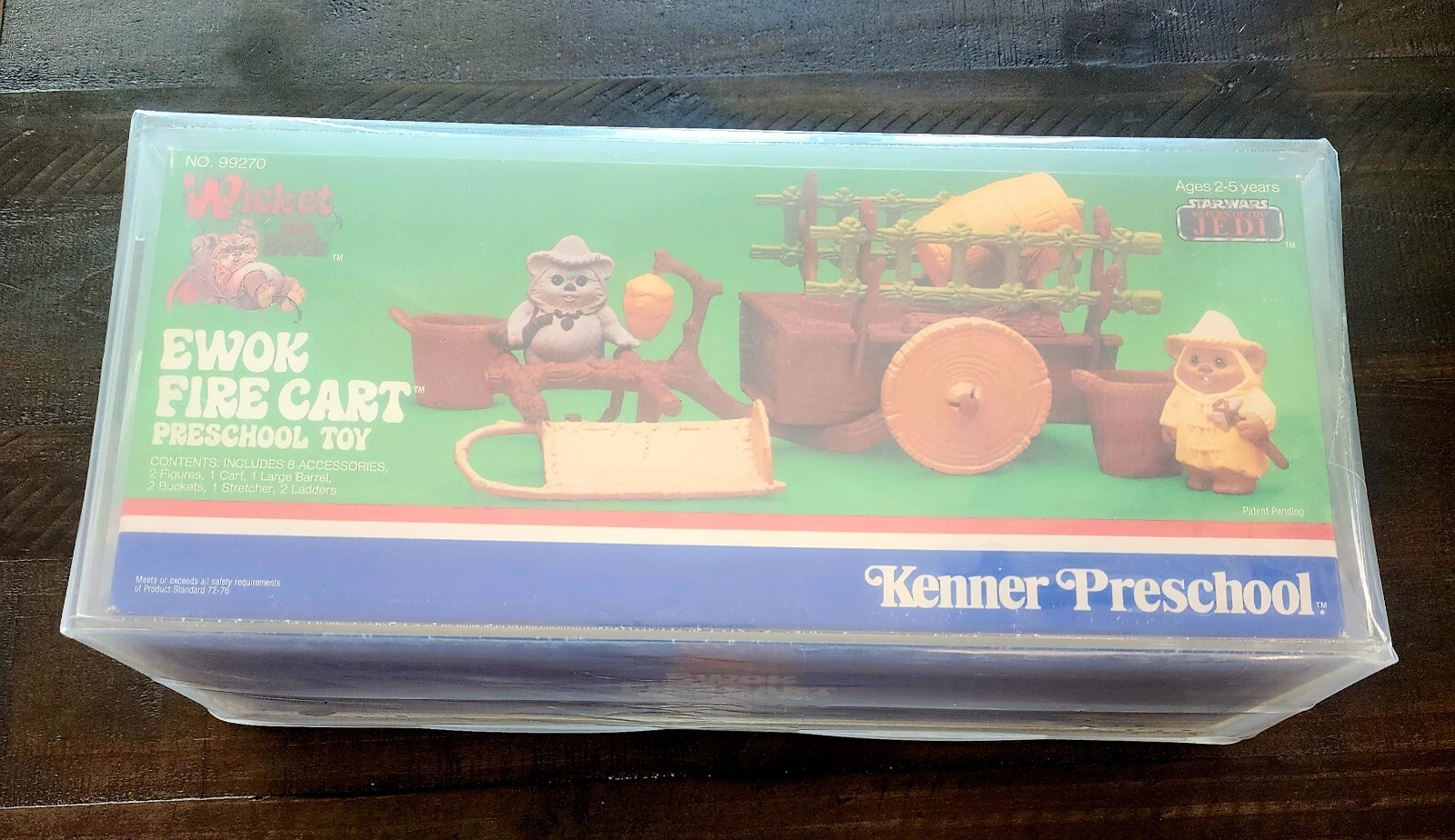 1984 Hasbro Star Wars ROTJ Ewok Fire Cart Sealed Graded CAS NOT AFA 85 RARE