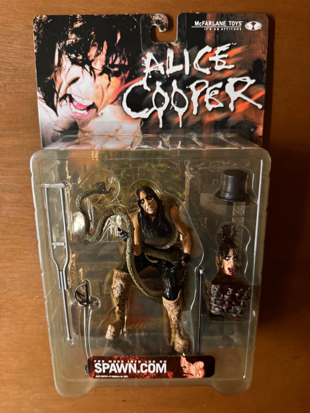 McFarlane Toys Alice Cooper Super Stage Figure 2000 14-piece diorama MOC Sealed