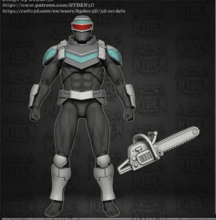 Vigilante Armor Kit Marvel 1/10 Mcfarlane Toys Unpainted Custom Action Figure