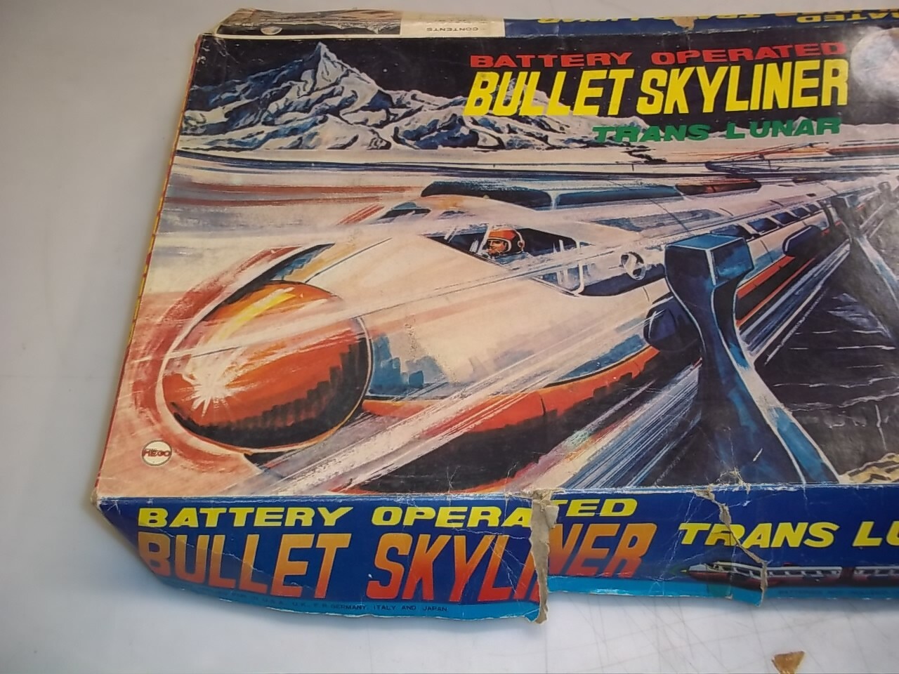 Bullet Skyliner elevated train set by Trans Lunar No 154 Battery Operated A-set